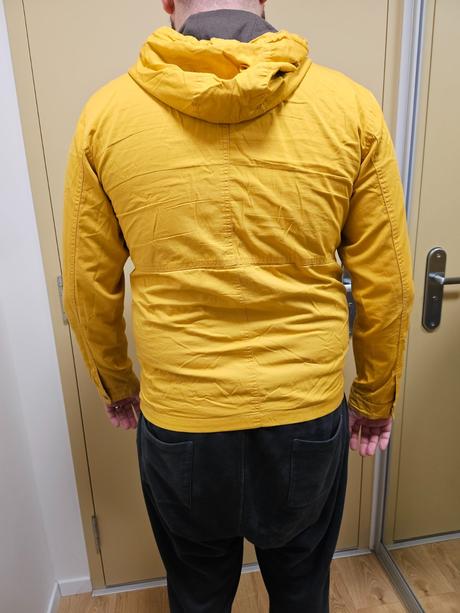 Žltá tenká bunda confront l, l