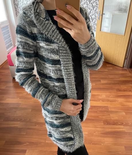 Kardigán s kapucňou, takko,36