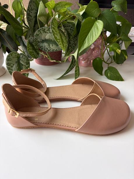 Shapen barefoot sandálky poppy beige, veľkosť 40r, 40