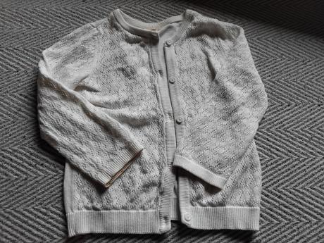 Biely svetrik, h&m,92