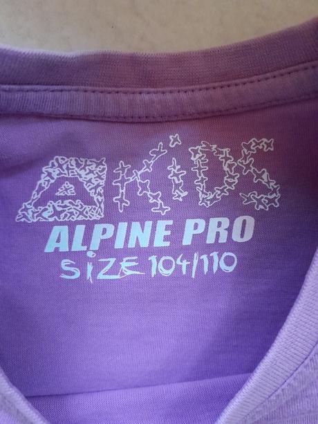 Predám detské tričko, alpine pro,110