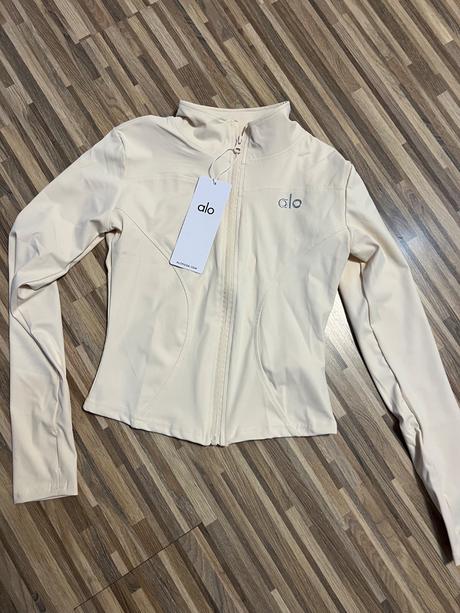 Obtiahnuta mikina na zips alo yoga - skladom s/m/l, m