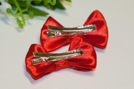Sponka do vlasov - cervená,