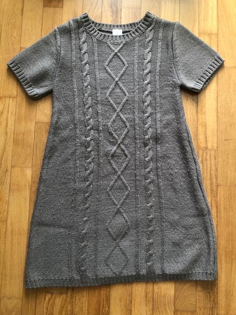 Detský pletený pullover  d 63, š 33, r 15,5cm, palomino,128