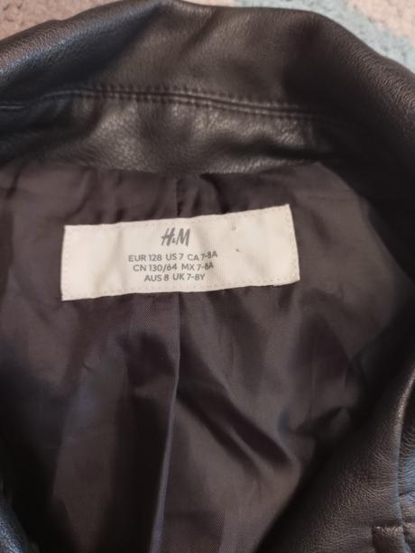 Koženna bunda 128, h&m,128