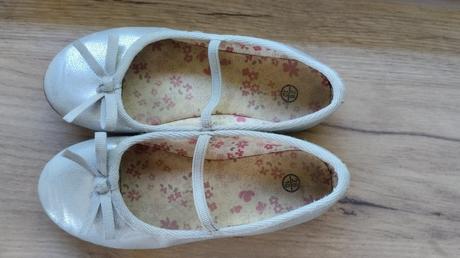 Dievčenské baleríny strieborné, veľ. 28, deichmann,28