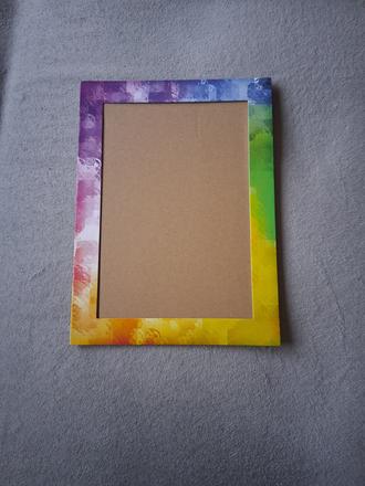 Rám rámik dúha ako nový obraz 34x25cm a4, 