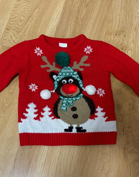 Pulóver sob s blikajúcim nosom, f&f,110