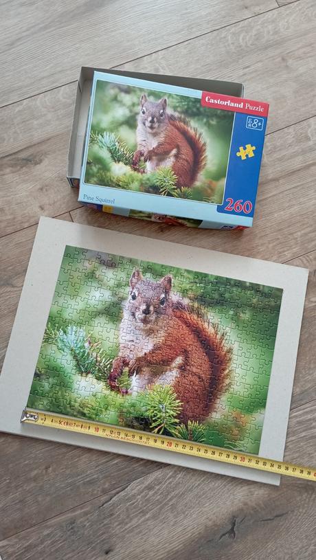 Puzzle veverička 8+,