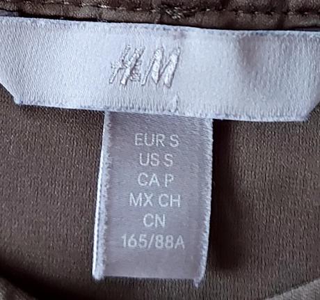 Elegantné khaki šaty, h&m,m