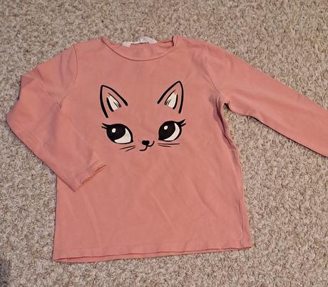 Tričká s dlhým rukávom 12 ks, h&m,110