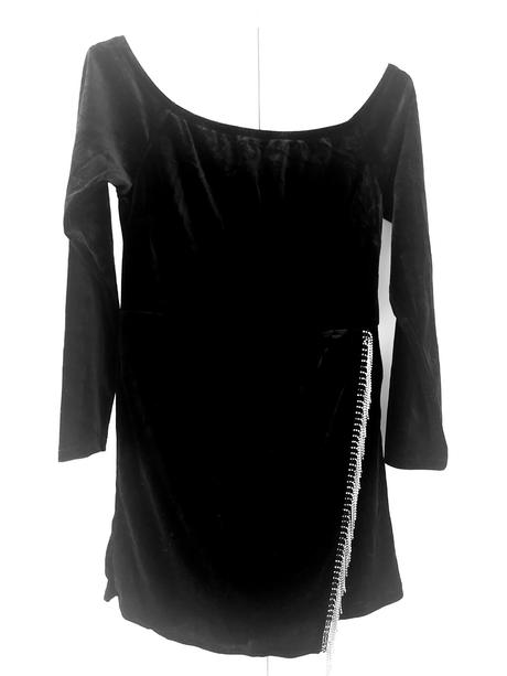 Dámsky zamatový krátky overal, xl