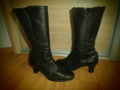 Dámske kožené čižmy, 38