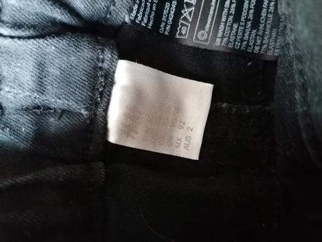 Čierne slim, h&m,92