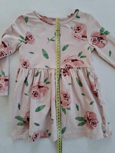 Set h&m vrubkovane tricka a saty 92, h&m,92