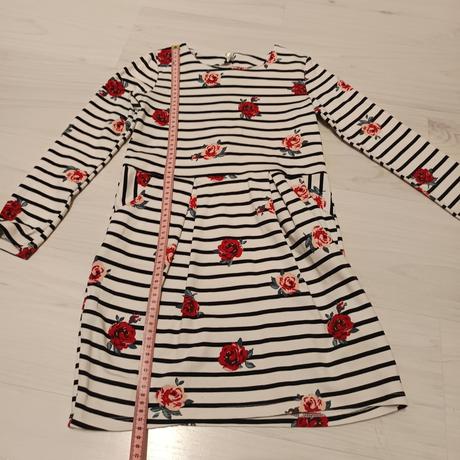 Kvietkové šaty, h&m,134