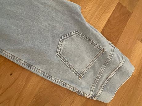 Elastické riflové nohavice, h&m,158