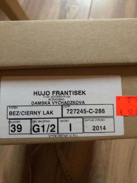 39 hujo kozene topanky, 39