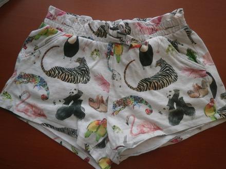Kraťasy so zvieratkami, h&m,122
