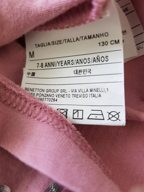 Tričko benetton, benetton,128