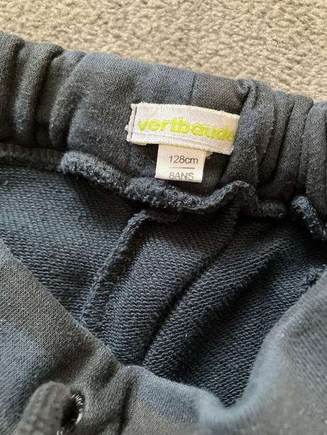 Teplakove kratasy, vertbaudet,128