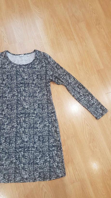 Čierno biele pleteninové šaty v. 42, 42
