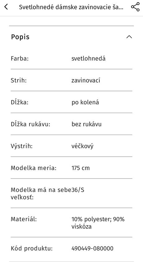 Zavinovacie šaty orsay 36/s, orsay,s