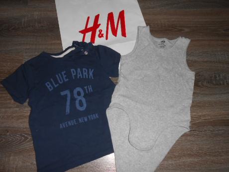 H&m frajerské tričko+ body č. 92, 86–98