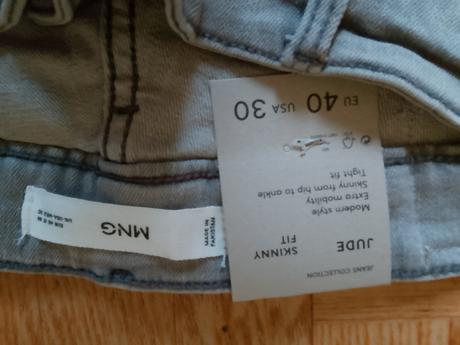Mango jude pánske rifle skinny fit, mango,40