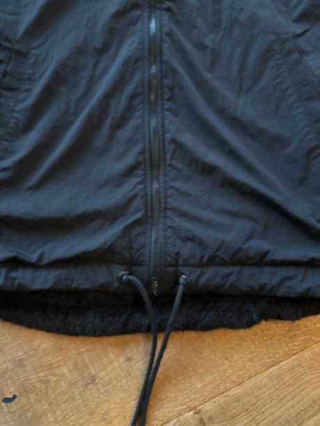 Dlhá bunda zateplená kožušinou pink, victoria's secret,xs