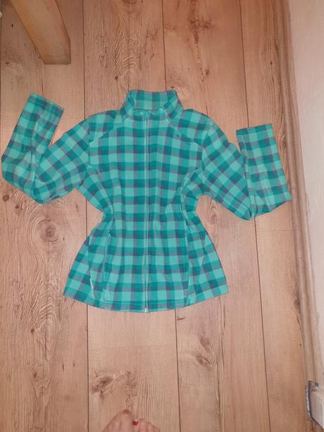 Mikina  zelenkava +vesta gratis, l