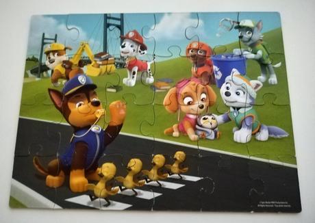 Kompletné drevené puzzle tlapková patrola, 