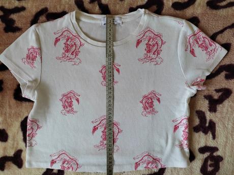 Biely top s drakmi bershka, bershka,m