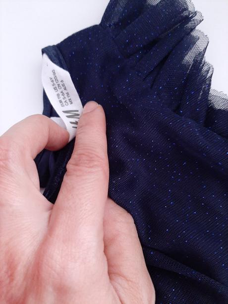 Šaty h&m tmavomodrá, h&m,116