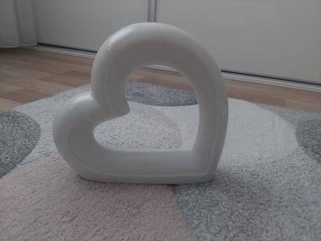 Keramická dekorácia srdce, 