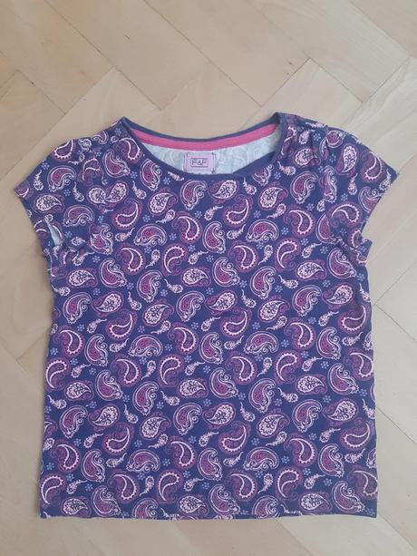 Fialové dievčenské tričko, f&f,110