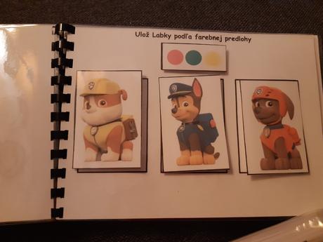 Paw patrol zosit s aktivitami, 