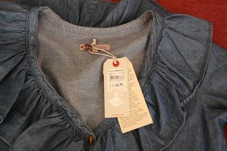 Štýlové denimové šaty s volánom, lee cooper,xs