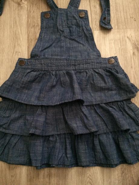 Rifľové šaty 4-5 rokov, h&m,110