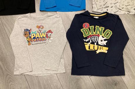 8x tričko v. 116/122 na doma, 116