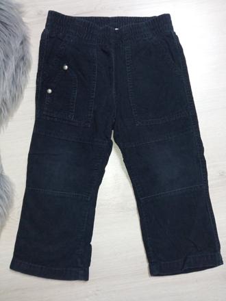 Chlapčenské tmavomodré menčestráky (2r.), original marines,92