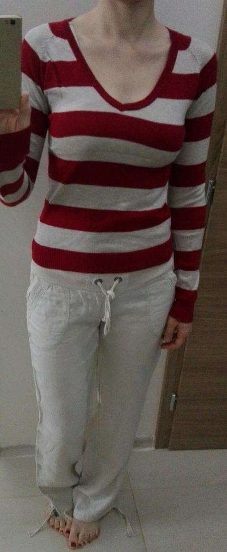 Pásikavý pulovrík, zara,s