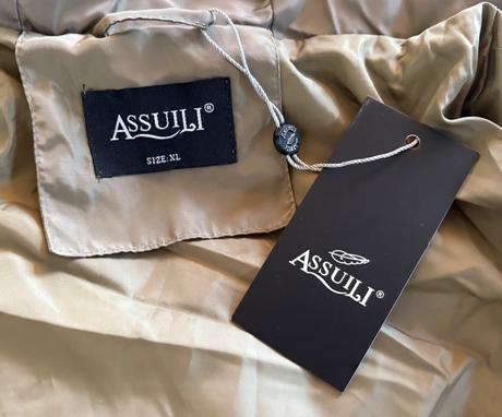 Spickova dlha damska bunda - kabat zn. assuili, 42 / 44 / xl / xxl