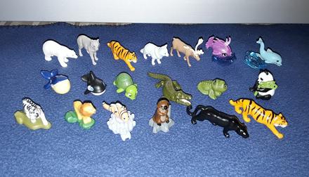 Predám hračky z kinderka zvieratká,