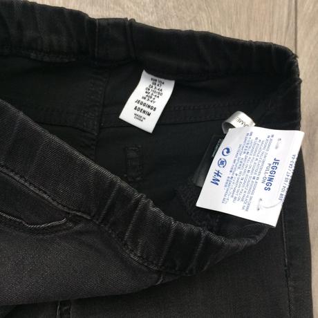Džegínsy dievčenské h&m č.104, 3-4y, h&m,104