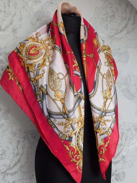 Ashley brooke kvalitná luxusna hodvabna šatka, xl