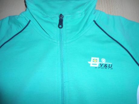 Zelena mikina na zips, xs