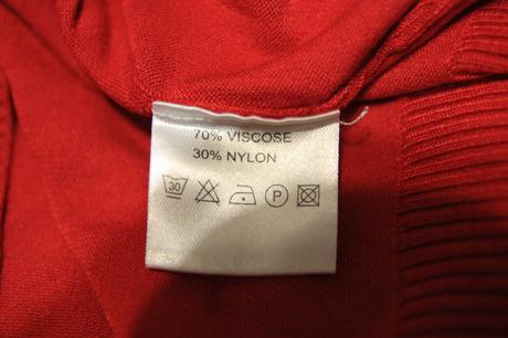 Červený rolák, l, h&m,l