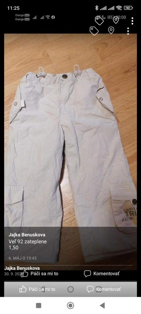 Zateplene nohavice, 92