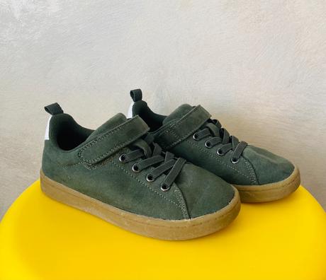 H&m khaki semišové tenisky veľ. 28- vd 17,8cm, h&m,28
